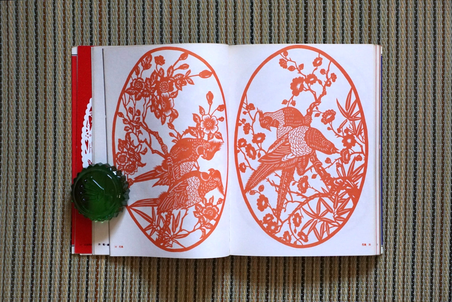 中国の切り紙(剪紙)Chinese paper cutting kokiriyama
