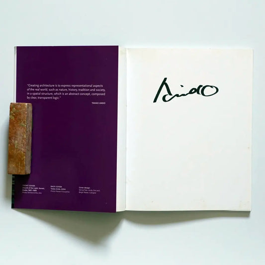 Tadao Ando 1941 : The Geometry of Human Space サイン入