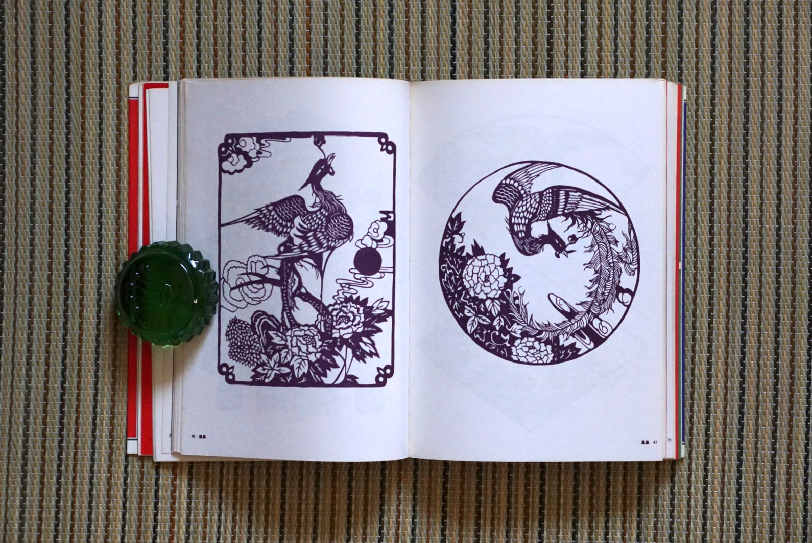 中国の切り紙(剪紙)Chinese paper cutting kokiriyama