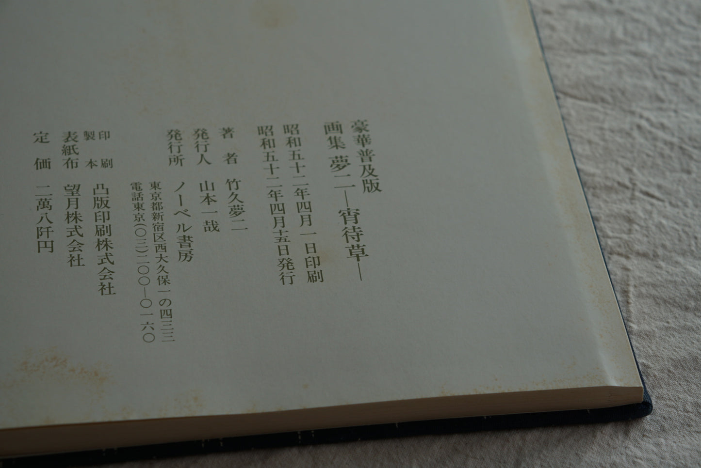 宵待草 竹久夢二画集 豪華普及版 Evening Grass: Yumeji Takehisa kokiriyama