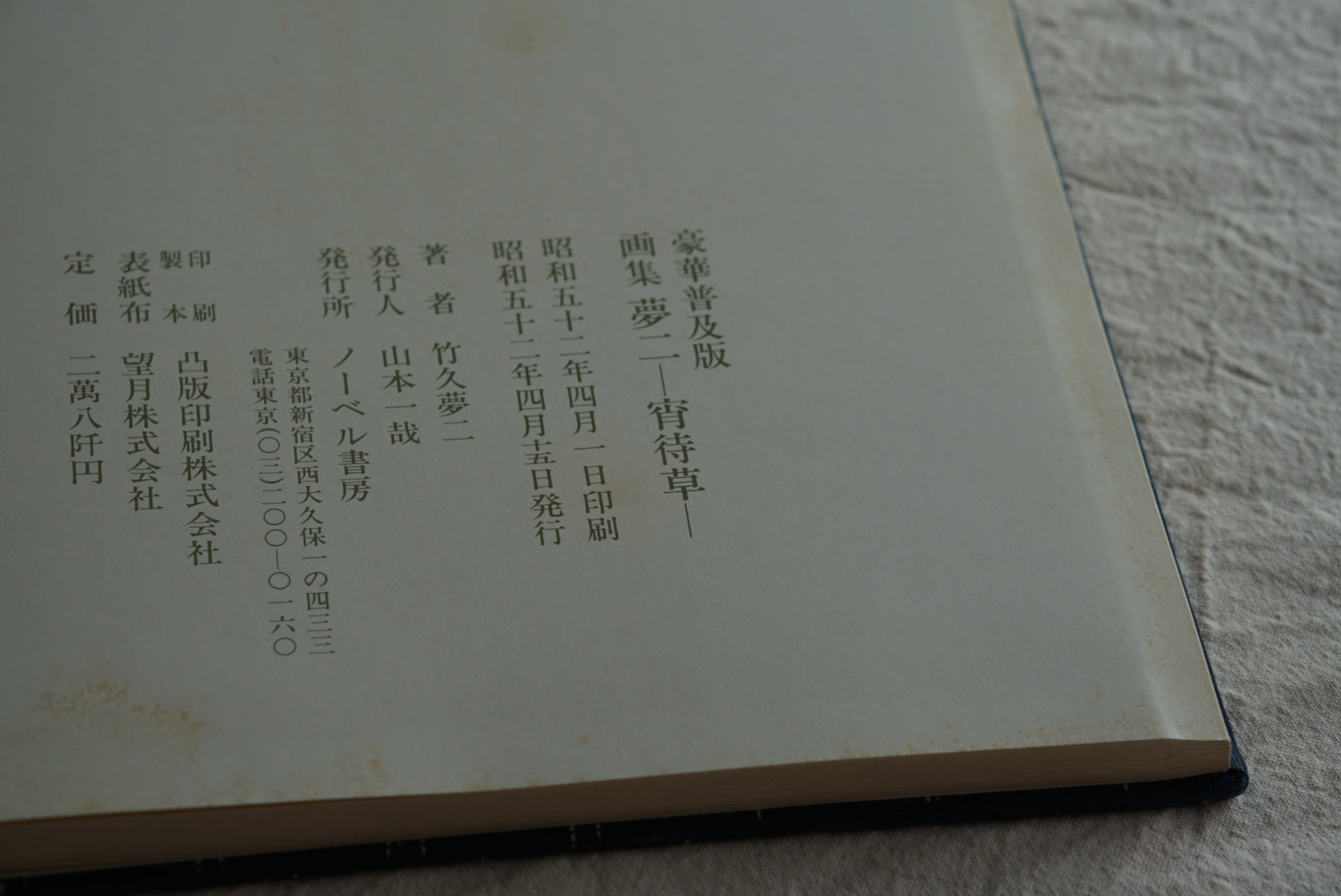 宵待草 竹久夢二画集 豪華普及版 Evening Grass: Yumeji Takehisa kokiriyama