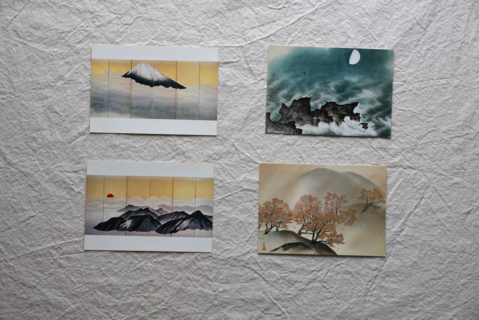 橫山大觀繪はがき集 50枚 Yokoyama Taikan Postcard Collection kokiriyama