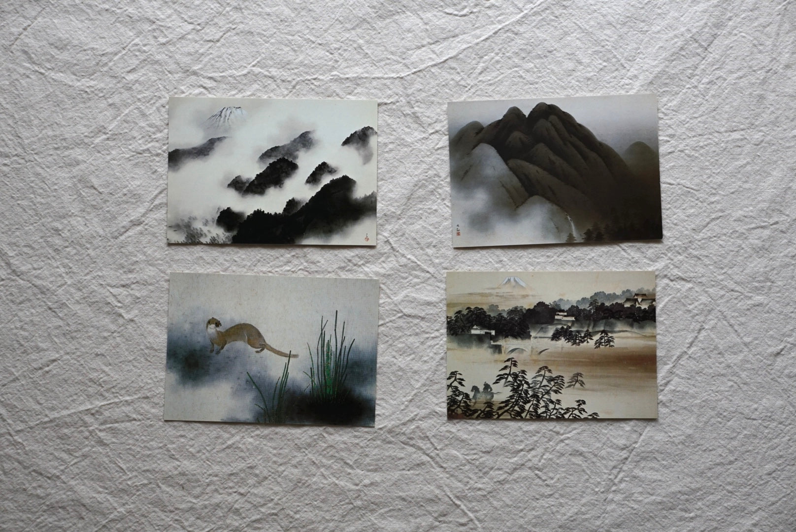 橫山大觀繪はがき集 50枚 Yokoyama Taikan Postcard Collection kokiriyama