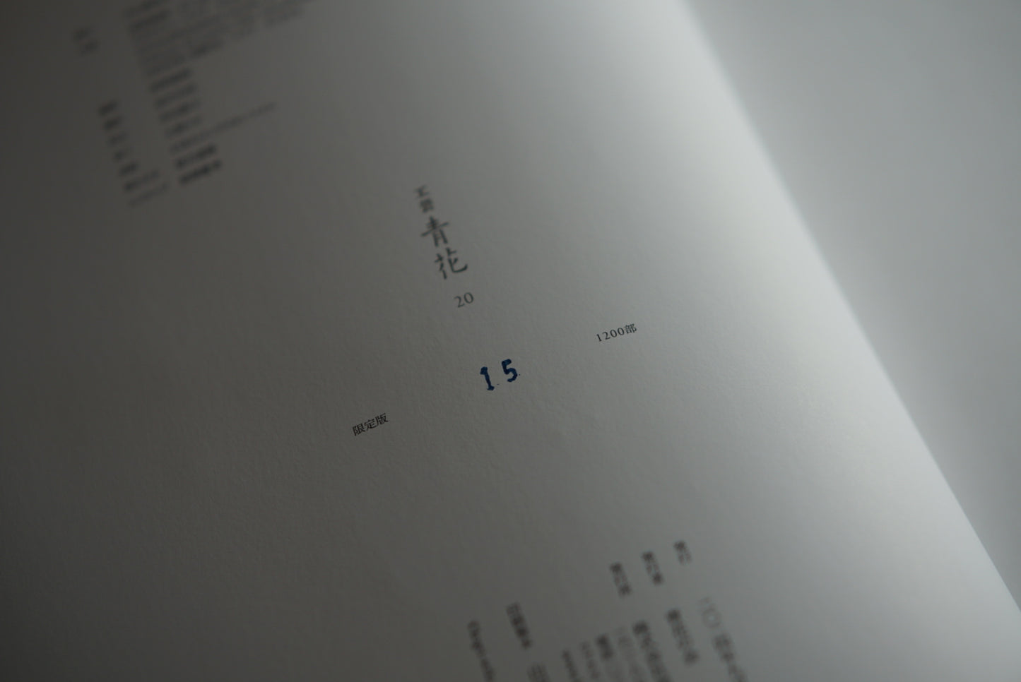 工芸青花 20 KOGEI SEIKA kokiriyama