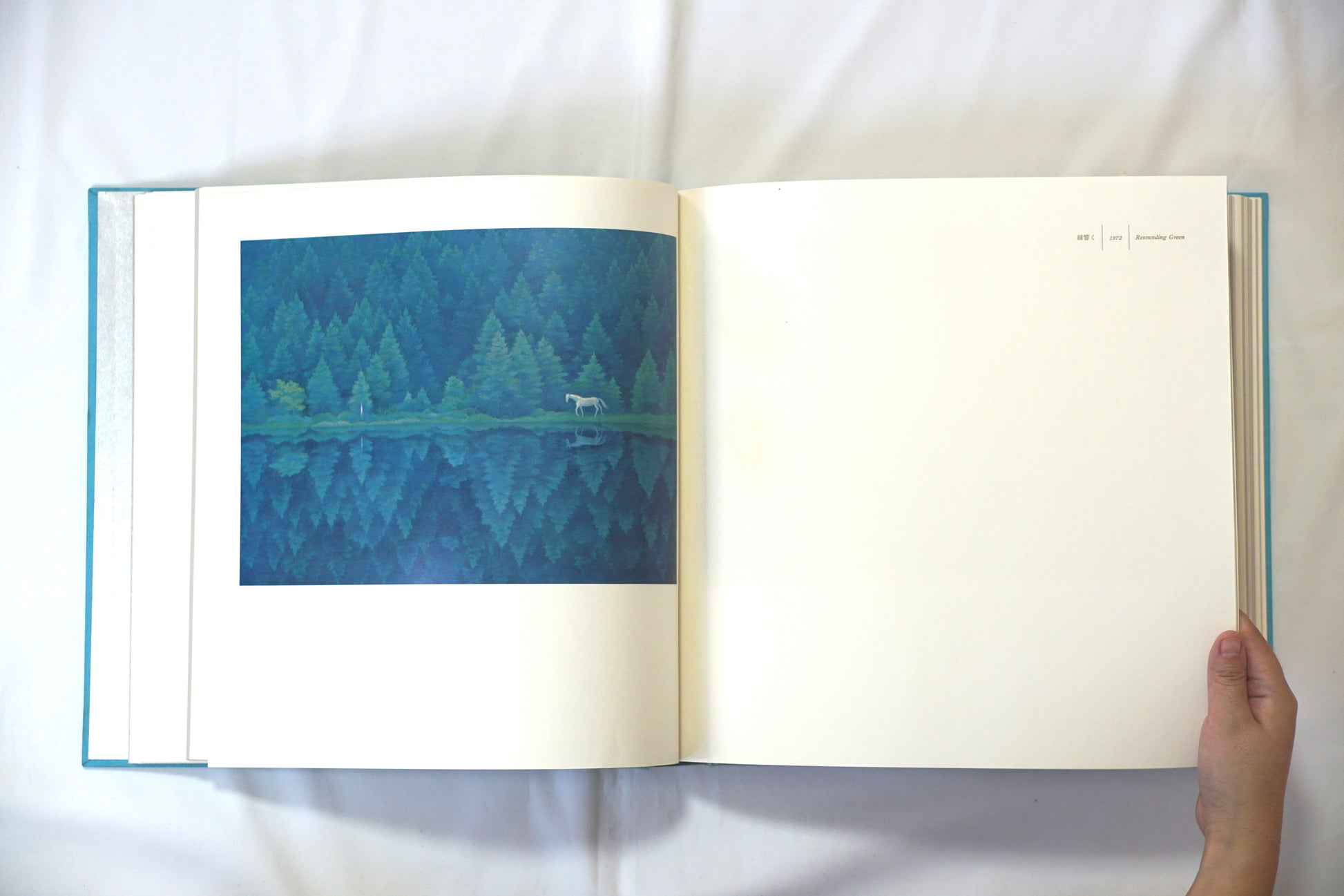 東山魁夷 青の世界 Kaii Higashiyama Blue World kokiriyama