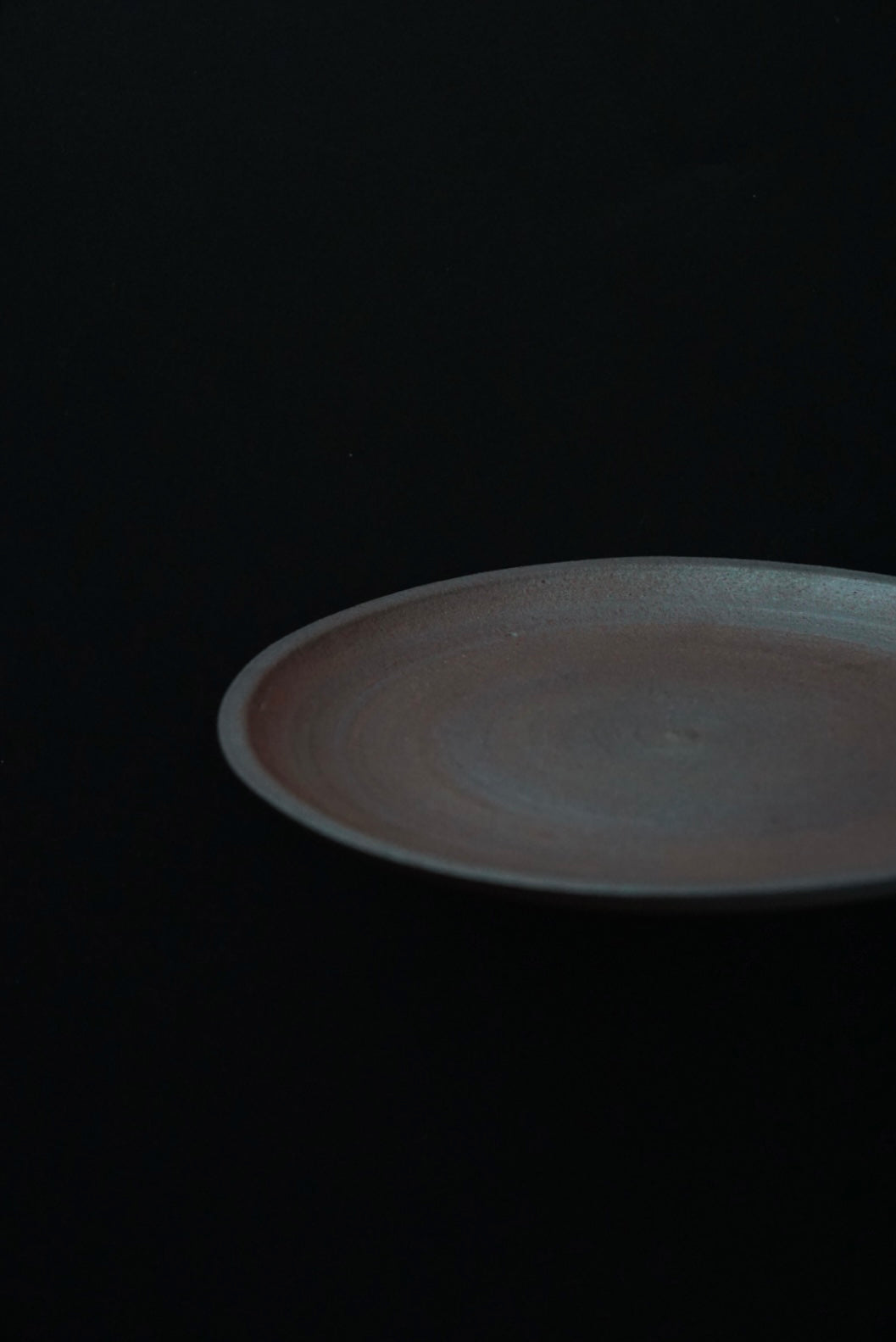 明山窯 信楽焼 中皿 AKATSUCHI PLATE kokiriyama