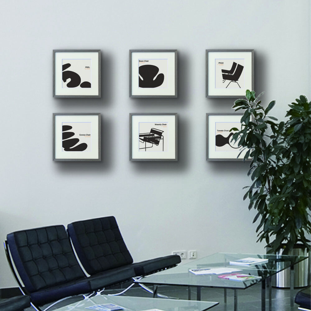 Toshiaki Yasukawa Swan Chair Poster（フレーム付き） – kokiriyama
