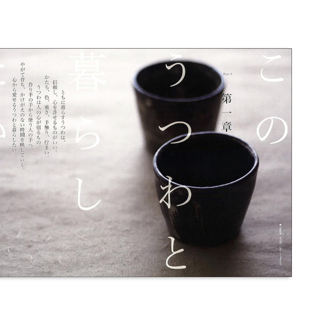 「新刊」うつわを愛する utsuwa Shoken Tomoo kokiriyama