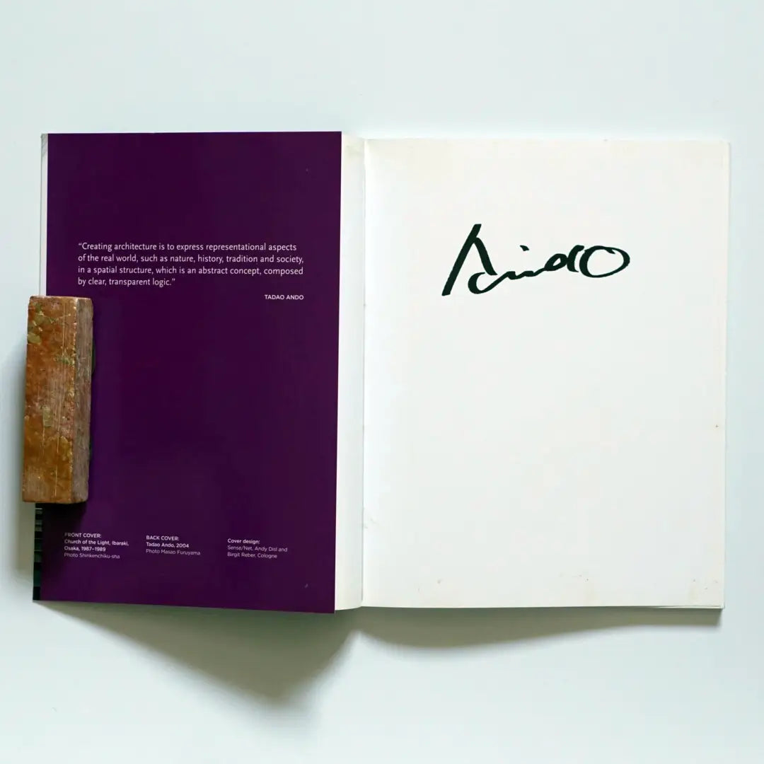Tadao Ando 1941 : The Geometry of Human Space - Signed