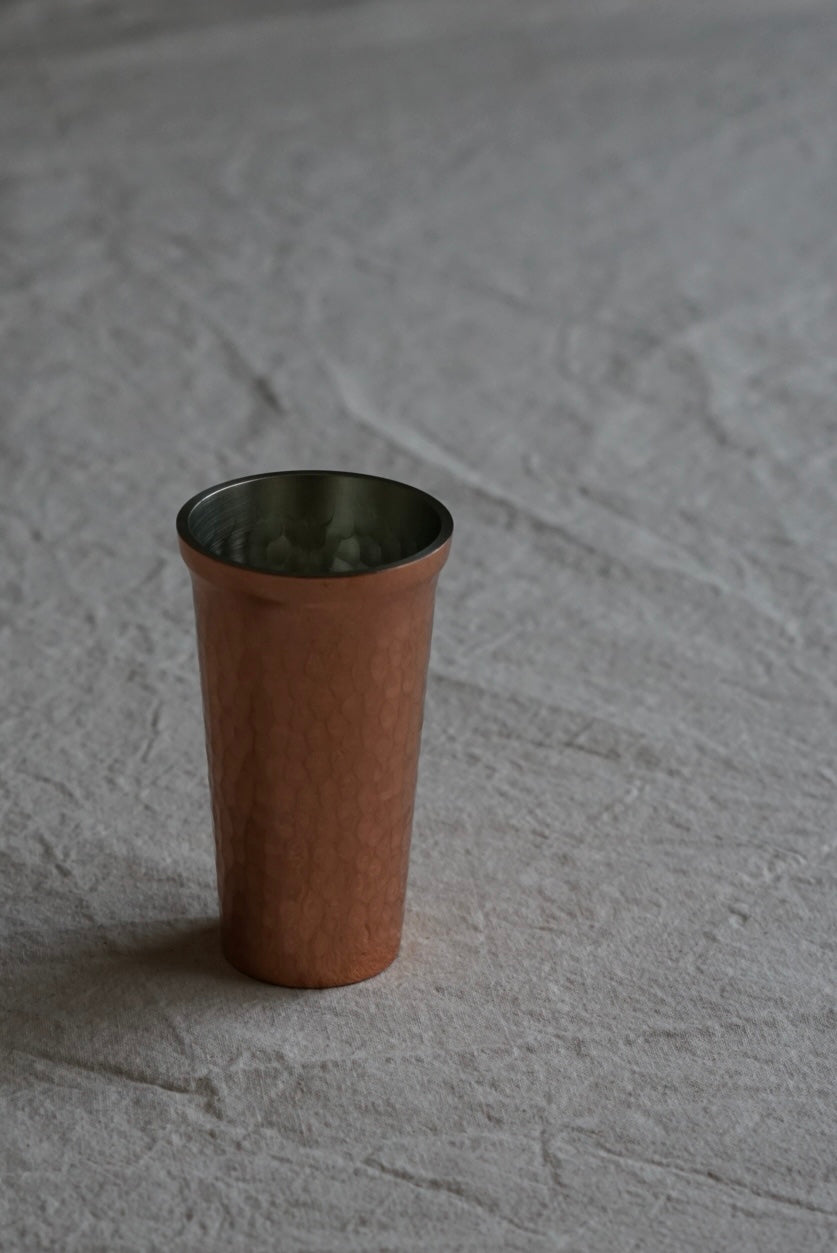 Made in Japan Pure copper hammered cup