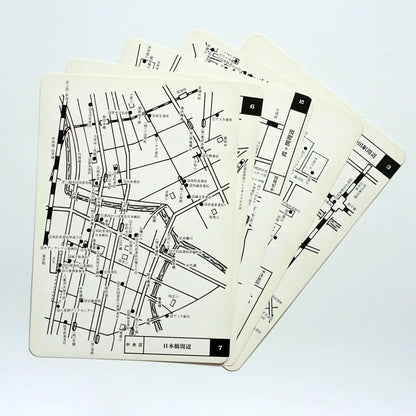 東京全書店地圖指南　卡片式