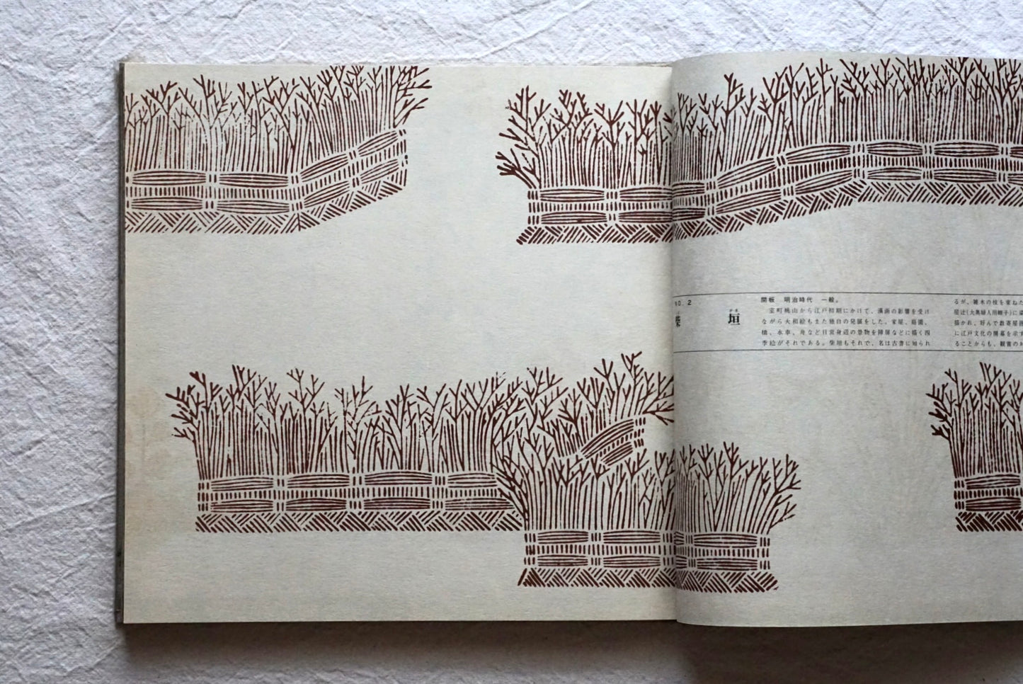 Traditional literary style: Woodblock Kyo Karakami 