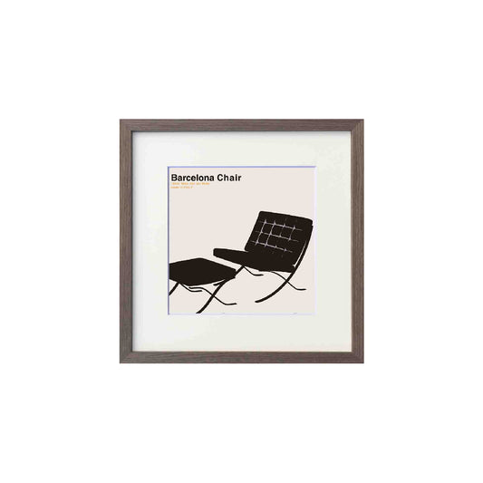 Toshiaki Yasukawa Barcelona Chair Poster（フレーム付き） kokiriyama