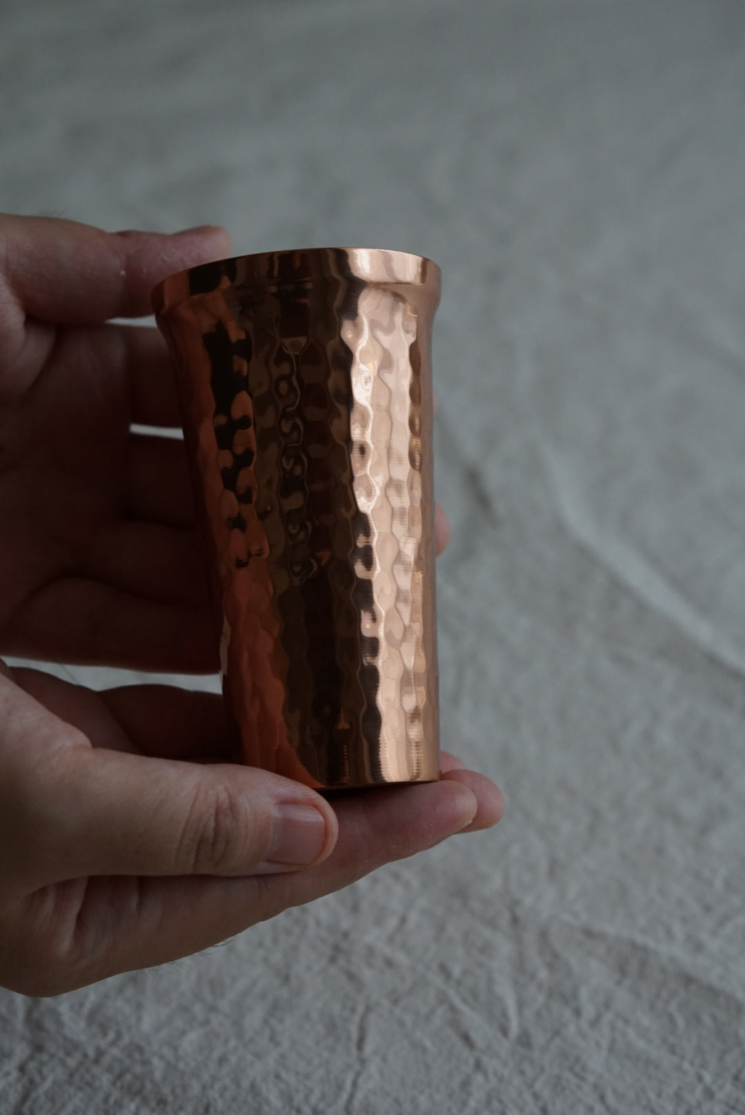 Made in Japan Pure copper hammered cup