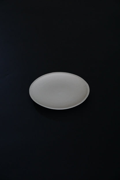明山窯 信楽焼 中皿 SHIROTSUCHI PLATE kokiriyama