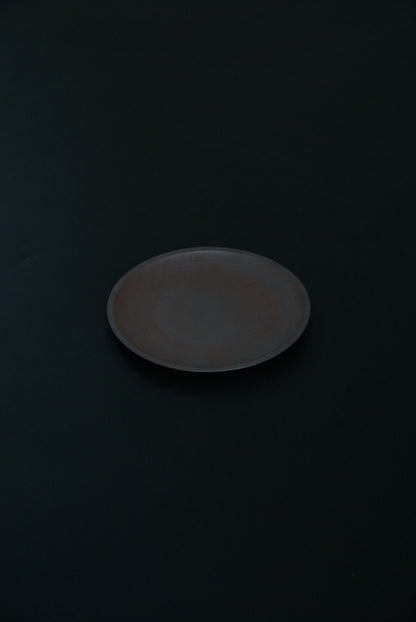明山窯 信楽焼 中皿 AKATSUCHI PLATE kokiriyama